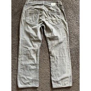 Buckle BKE Derek Jeans gray mens 34 x 29 distressed pants boot cut INSEAM IS 29